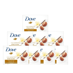 8* Dove Shea Butter With Vanilla Sent Beauty Cream Soap Bar 135G (packaging may vary)