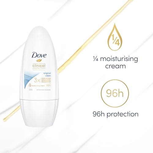 Dove Clinical Protection Antiperspirant Deodorant Original Clean 50 mL (packaging may vary)