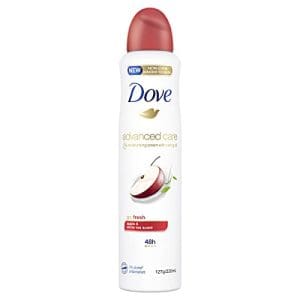 Dove Advanced Care Antiperspirant Aerosol Deodorant Go Fresh Apple   White Tea 220mL  Packaging May Vary