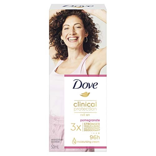Dove Clinical Antiperspirant Roll On Pomegranate  50ml (packaging may vary)
