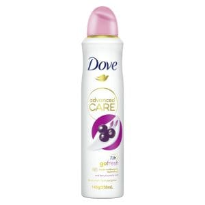 Dove Advanced Care Go Fresh Acai Berry & Waterlily 72h Antiperspirant Deodorant 250 mL (packaging may vary)