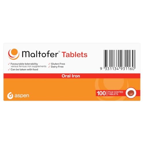 MALTOFER 100MG 100 TABLETS