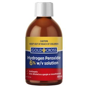 Gold Cross Hydrogen Peroxide 6% w/v Solution