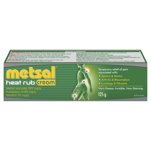Metsal Heat Rub Cream