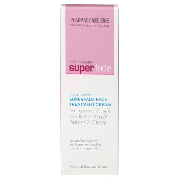 Plunkett's Superfade Face Treatment Cream