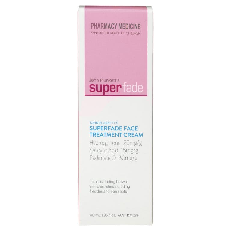 Plunkett’s Superfade Face Treatment Cream