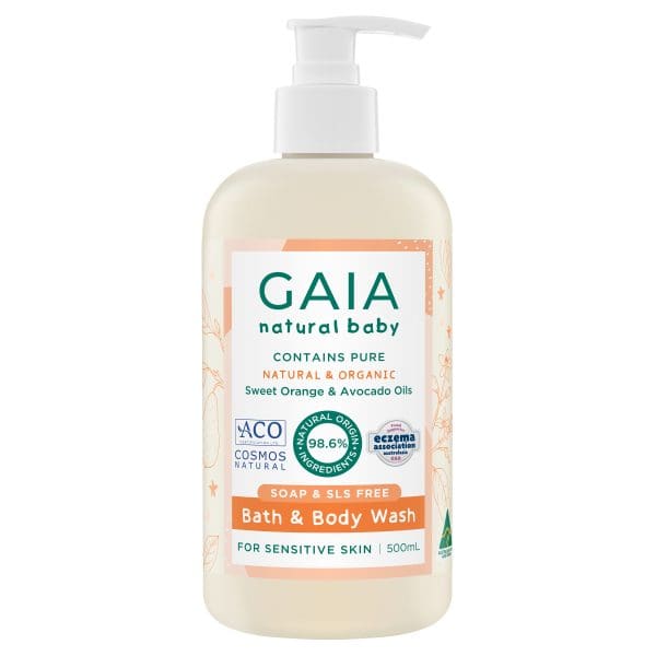 GAIA Natural Baby Bath & Body Wash