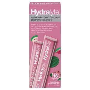 Hydralyte Electrolyte Ice Blocks 16 Pack