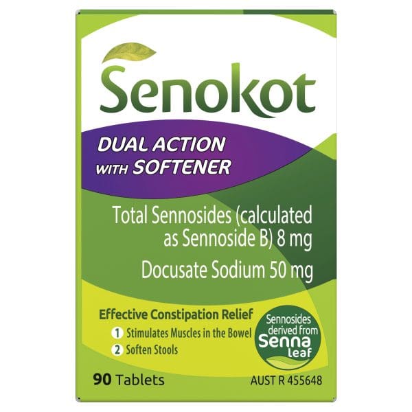 Senokot Dual Action with Softener for Effective Constipation Relief