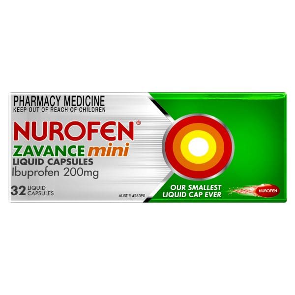 Nurofen Zavance Mini Liquid Capsules