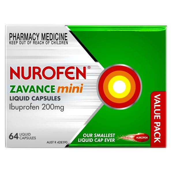 Nurofen Zavance Mini Liquid Capsules