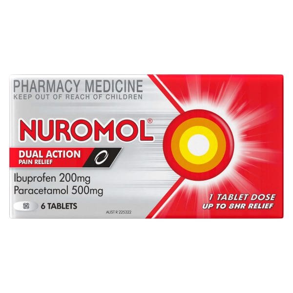 Nuromol 200mg Strong Pain Relief Tablets