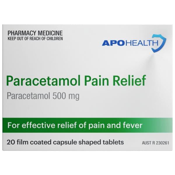 APOHEALTH Paracetamol Pain Relief Caplets