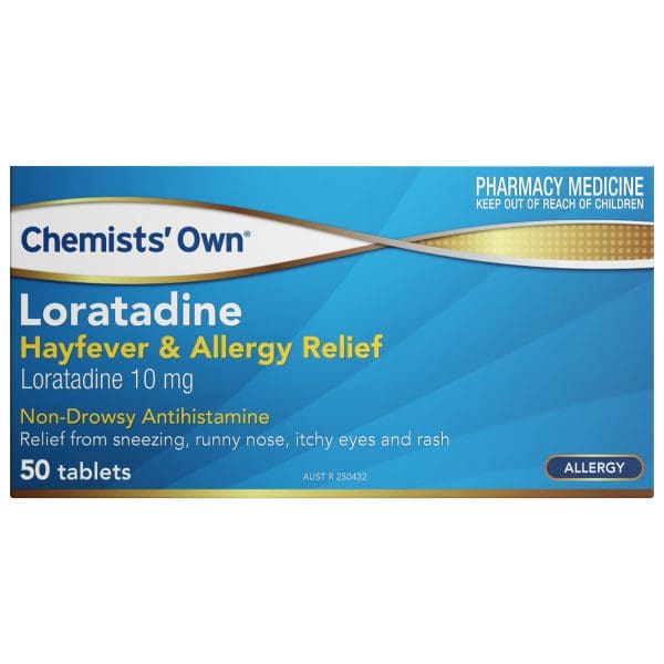 Chemists' Own Loratadine Hayfever & Allergy Relief Tablets 10mg