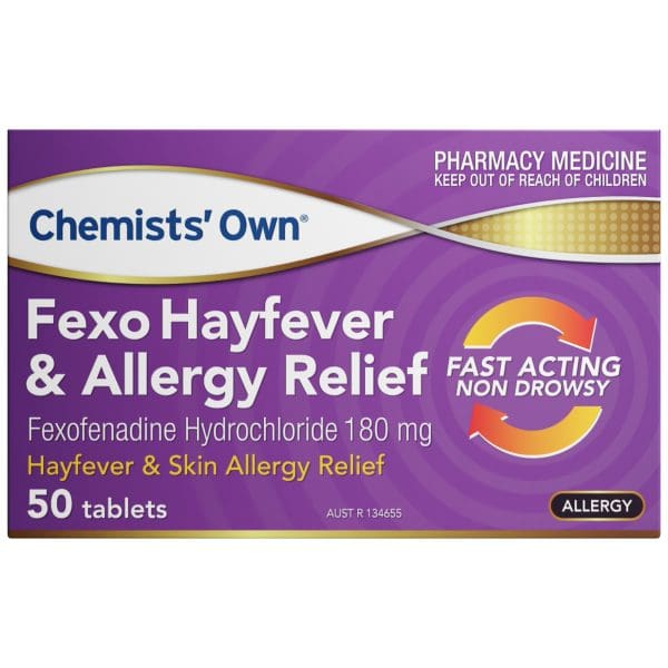 Chemists' Own Fexo Hayfever & Allergy Relief Tablets 180mg