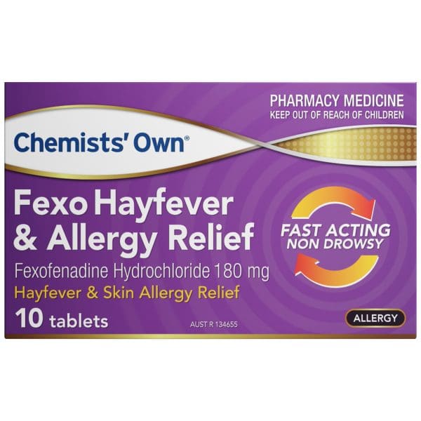 Chemists' Own Fexo Hayfever & Allergy Relief Tablets 180mg