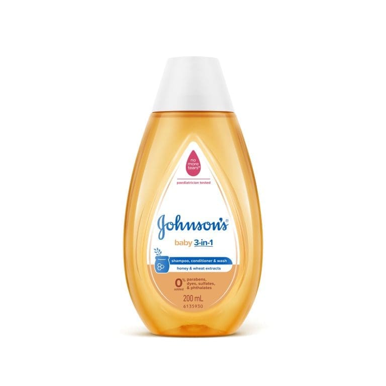 Johnson’s 3-in-1 Hypoallergenic Gentle Tear-Free Conditioning Baby Shampoo & Cleansing Wash