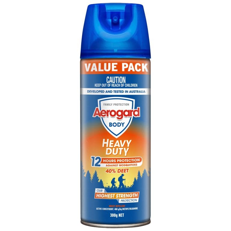 Aerogard Body Heavy Duty 40% Deet Insect Repellent Aerosol Spray