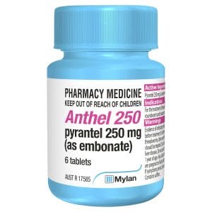 ANTHEL 250MG 6 TAB