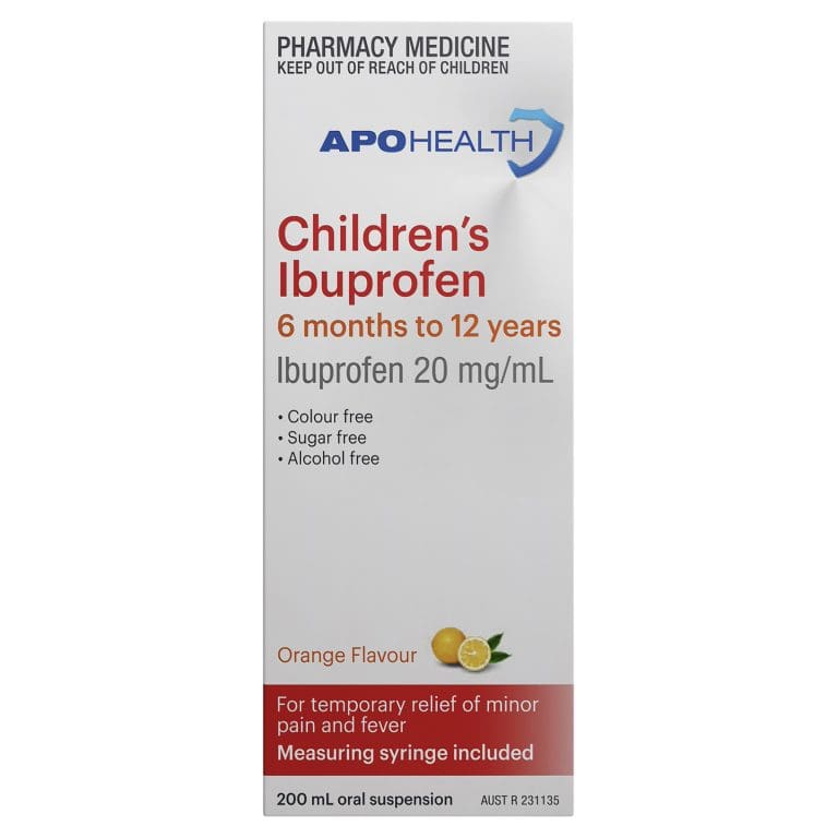 APOHEALTH Children’s Ibuprofen 6 months to 12 years Bottle 200 mL
