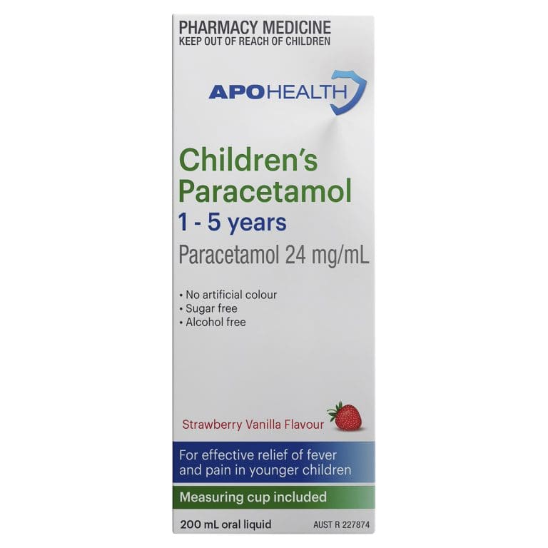 APOHEALTH Children’s Paracetamol 1 to 5 years Bottle 200 mL