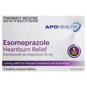 APOHEALTH Esomeprazole Tabs 20mg Blister Pack 7