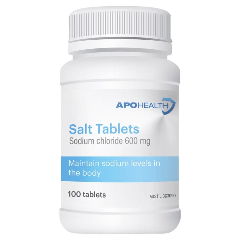 APOHEALTH Salt Tablets 600mg Bottle 100