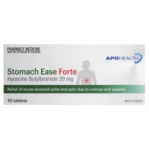 APOHEALTH Stomach Ease Forte Tabs 20mg Blister Pack 10