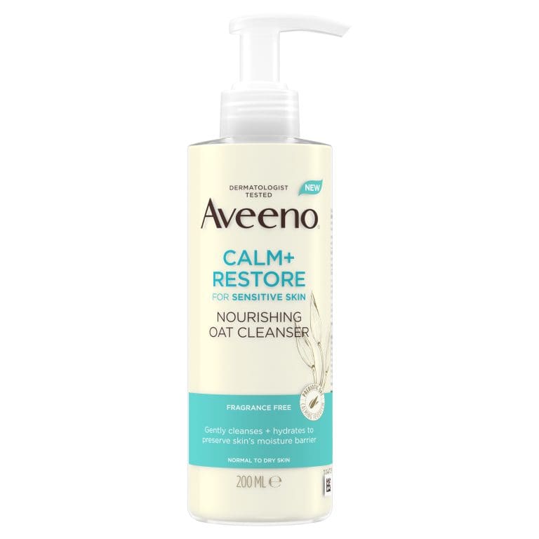 Aveeno Face Calm + Restore Sensitive Skin Nourishing Oat Cleanser