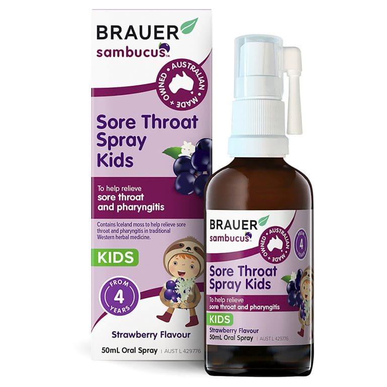 Brauer Sore Throat Spray Kids 50ml