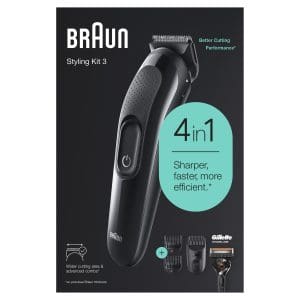 Braun All-in-one Trimmer 3 SK3300, 5-in-1 Beard Trimmer For Men, Hair Clipper, For Face, Hair