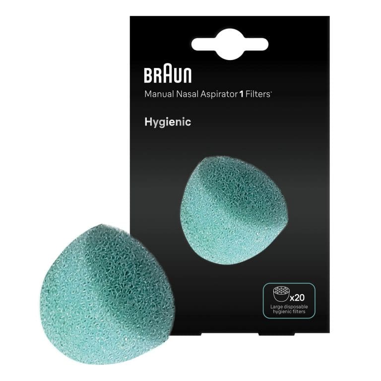 Braun Manual Nasal Aspirator 1 Filters 20ea