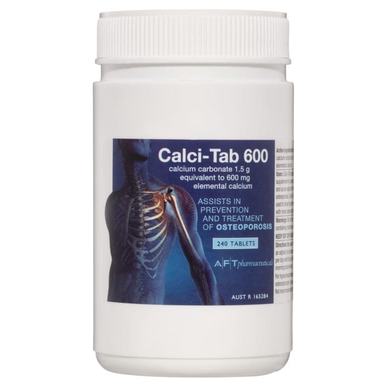 Calci-Tab® 600mg 240 Tablets