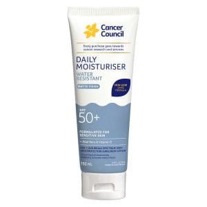 Cancer Council Daily Moisturiser Water Resistant SPF50+ 150ml