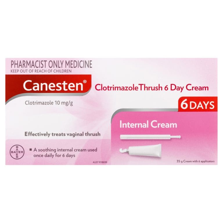 Canesten 6 Day Thrush Treatment Internal Soothing Cream 35g