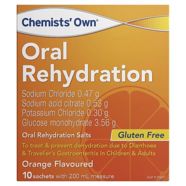 Chemists' Own Oral Rehydration Salts Sachet 4.9g 10 Chemists' Own Oral Rehydration Salts Sachet 4.9g 10