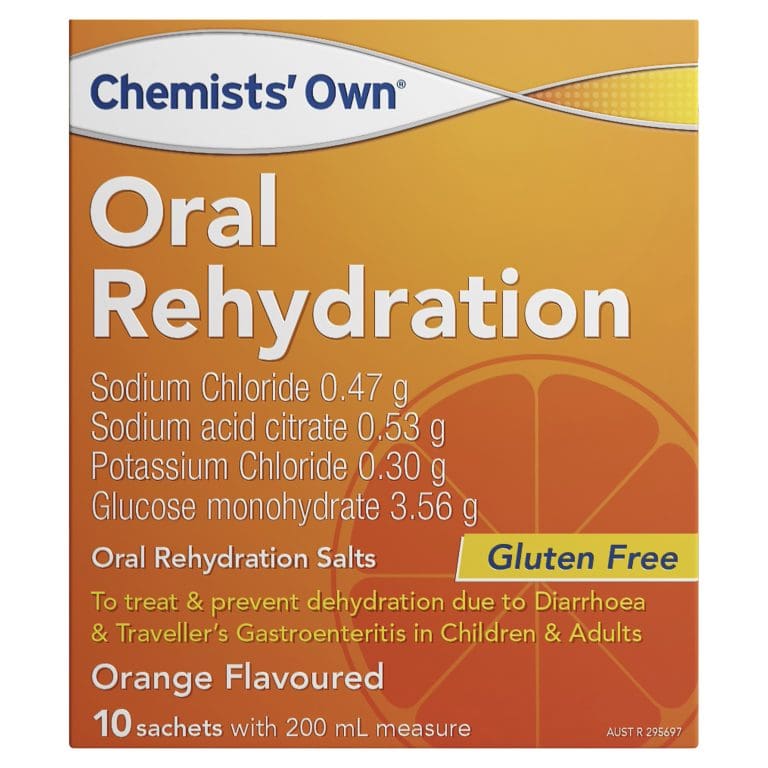 Chemists’ Own Oral Rehydration Salts Sachet 4.9g 10