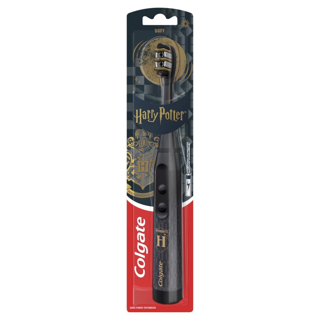 Colgate Harry Potter Adult Powered Battery Toothbrush, 1 Pack