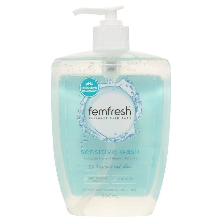 femfresh Sensitive Soap-free Fragrance-free Intimate Wash 600mL