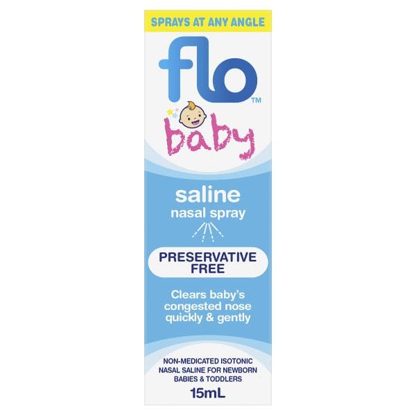 FLO Baby Saline Nasal Spray 15mL