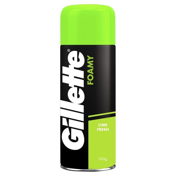Gillette Shaving Foam Lime Fresh Value Pack 333 g