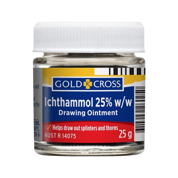 Gold Cross Ichthammol Drawing Ointment 25g Gold Cross Ichthammol Drawing Ointment 25g