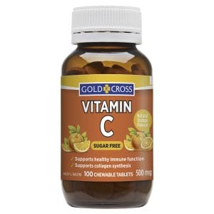 Gold Cross Vitamin C 500mg 100 Tablets