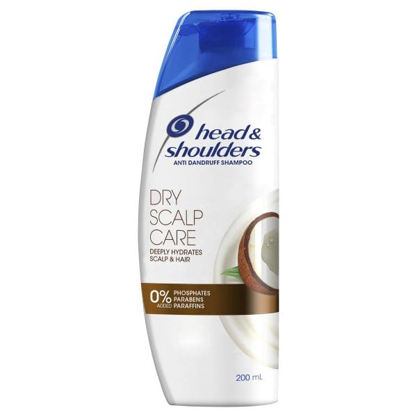 Head and Shoulders Shampoo Anti Dandruff Dry Scalp Care 200ml
