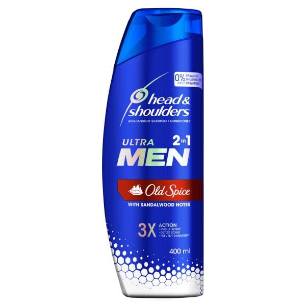 Head and Shoulders Ultra Men 2in1 Shampoo Anti Dandruff Old Spice 400 ml