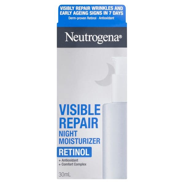 Neutrogena Visible Repair Retinol Night Moisturizer 30mL