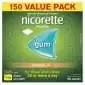Nicorette Quit Smoking Extra Strength Nicotine Gum Freshfruit 150 Pack