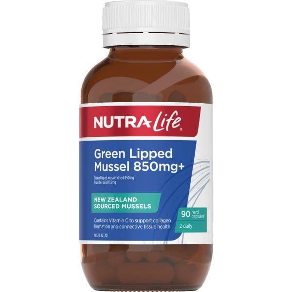 Nutra-Life Green Lipped Mussel 850mg + 90c