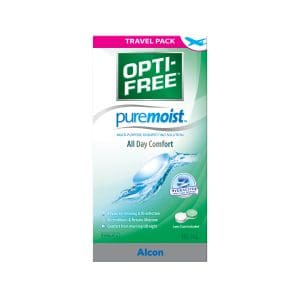 OPTI-FREE PureMoist Contact Lens Solution Travel Pack 90ml
