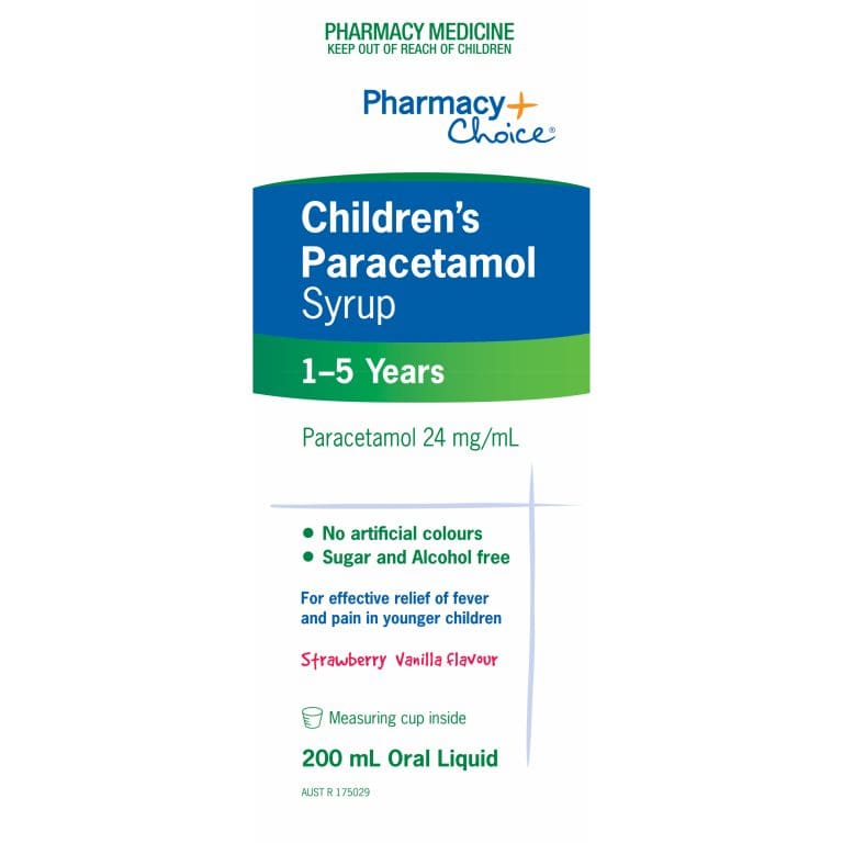 PC Children’s Paracetamol Syrup (1 – 5 years) 200mL